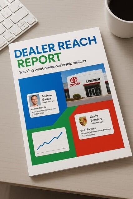 Dealer Reach Report newsletter cover