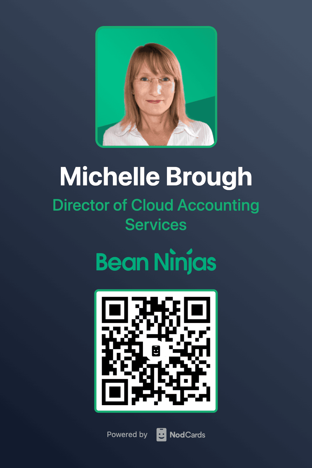 Accounting Firm Branding QR Code Sign