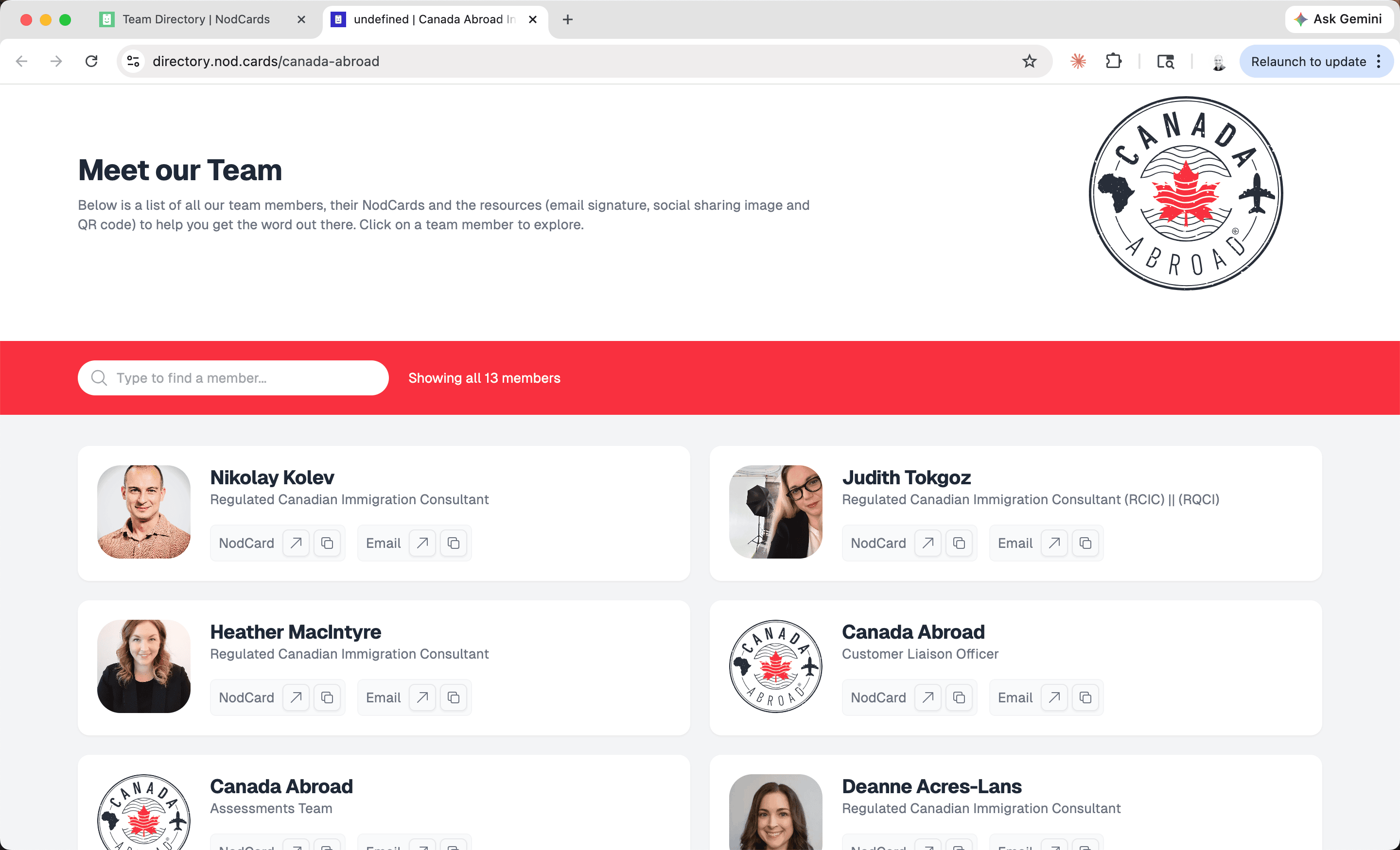 law firm team directory software